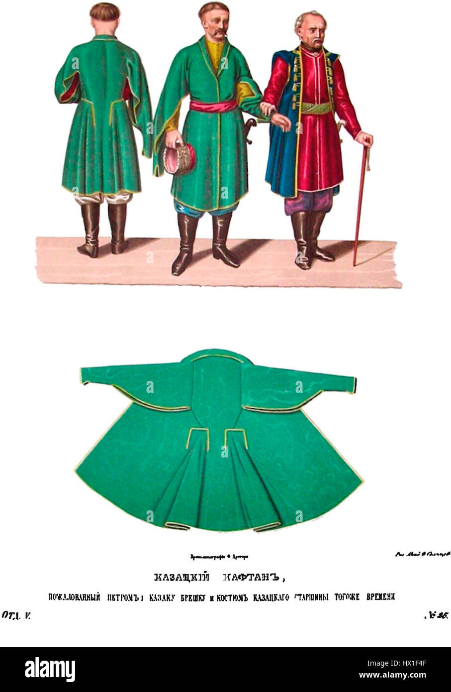 Diese Illustration aus der Sammlung „Drevnosti RG“ (antike Reliquien) zeigt ein Artefakt von historischer Bedeutung und zeigt die detaillierte Handwerkskunst und das kulturelle Erbe aus der Antike. Stockfoto