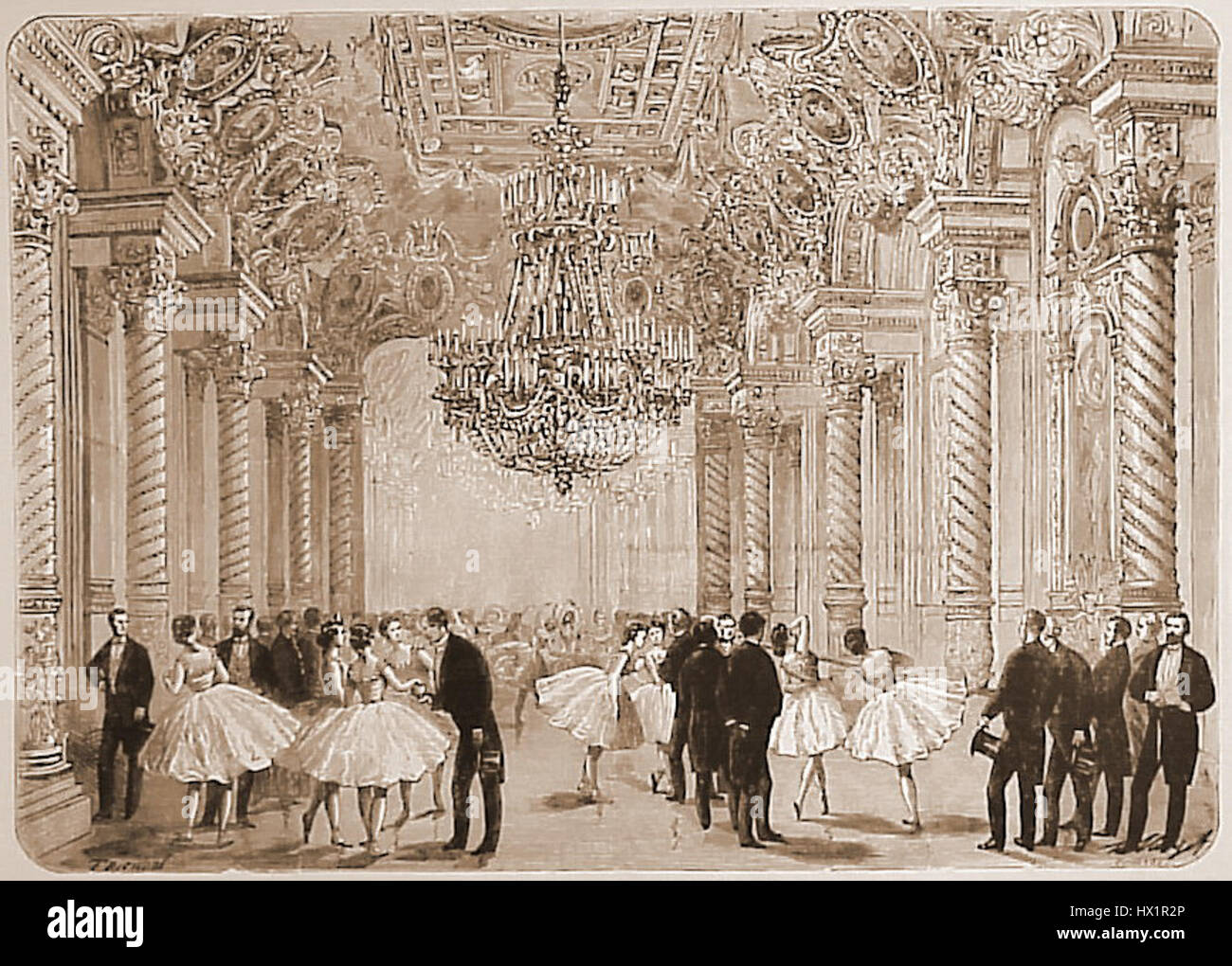 Foyer De La Danse 3 Stockfoto