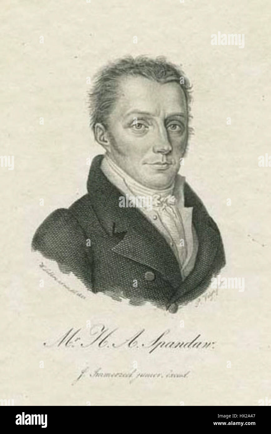 Hajo Albert Spandaw (1777 1855) Stockfoto