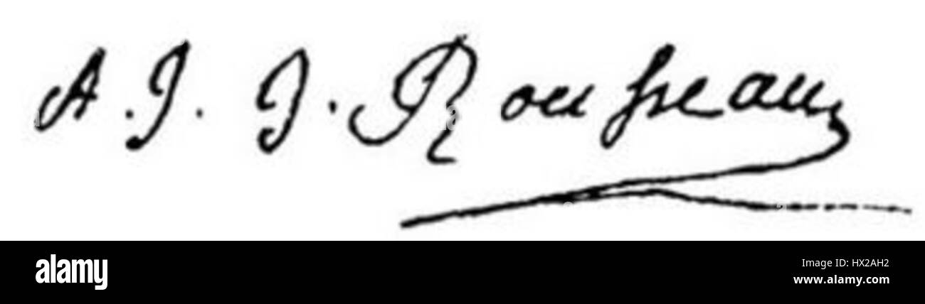 La Querelle des Bouffons Malassis Signatur Stockfoto