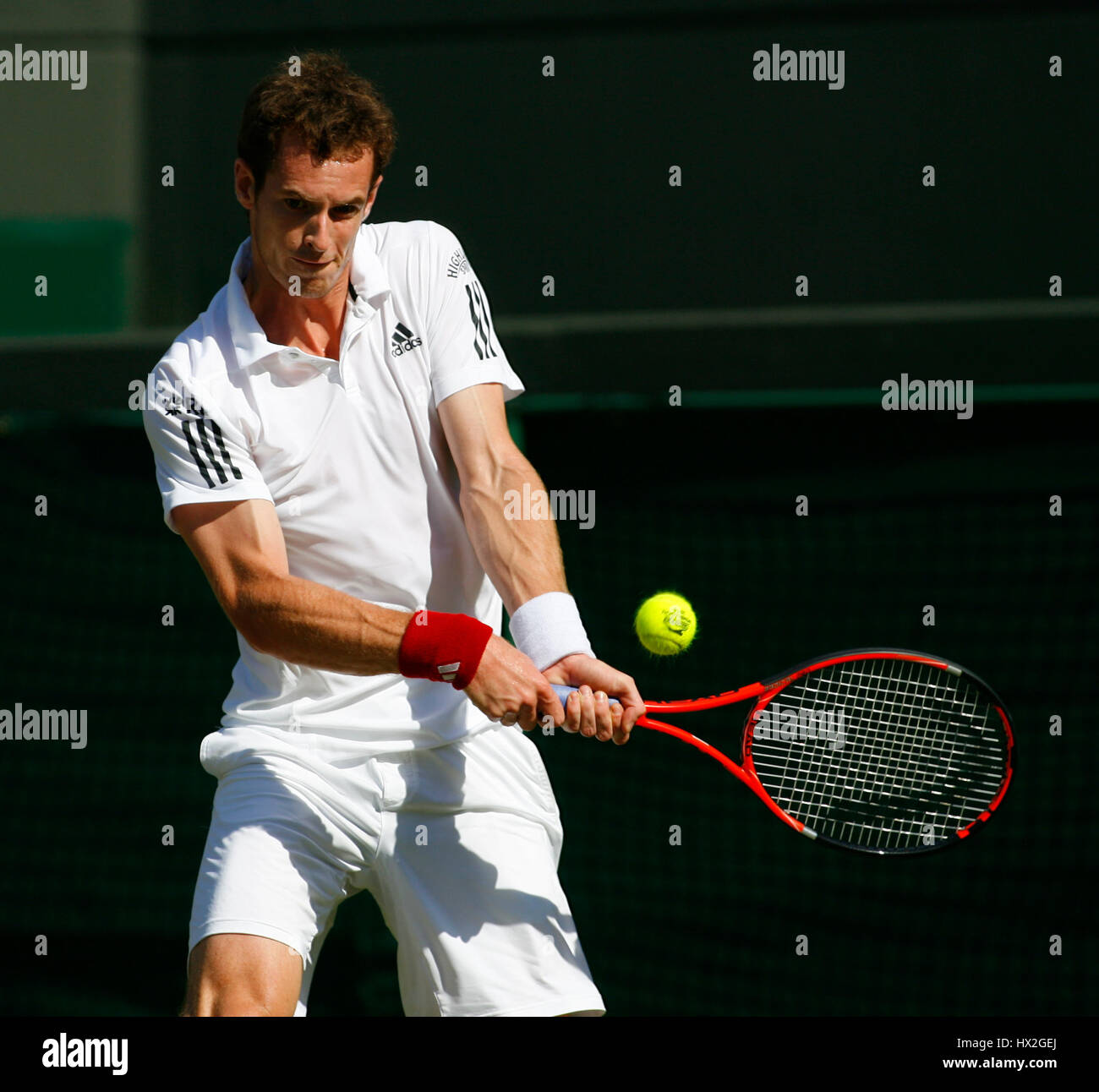 ANDY MURRAY Großbritannien WIMBLEDON LONDON ENGLAND 22. Juni 2010 Stockfoto