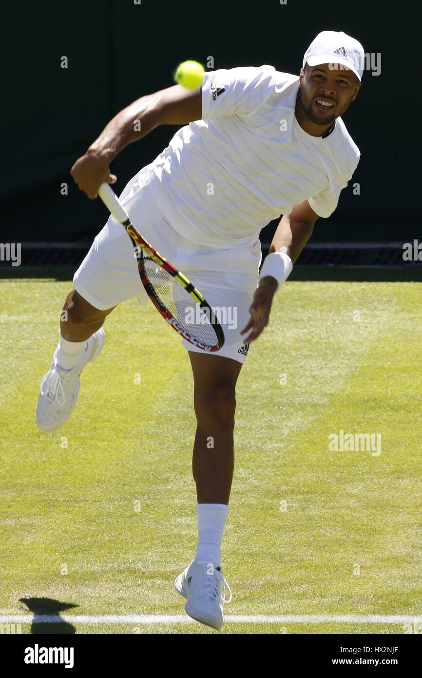 JO-WILFRIED TSONGA Frankreich Frankreich der ALL ENGLAND TENNIS CLUB WIMBLEDON LONDON ENGLAND 30. Juni 2015 Stockfoto