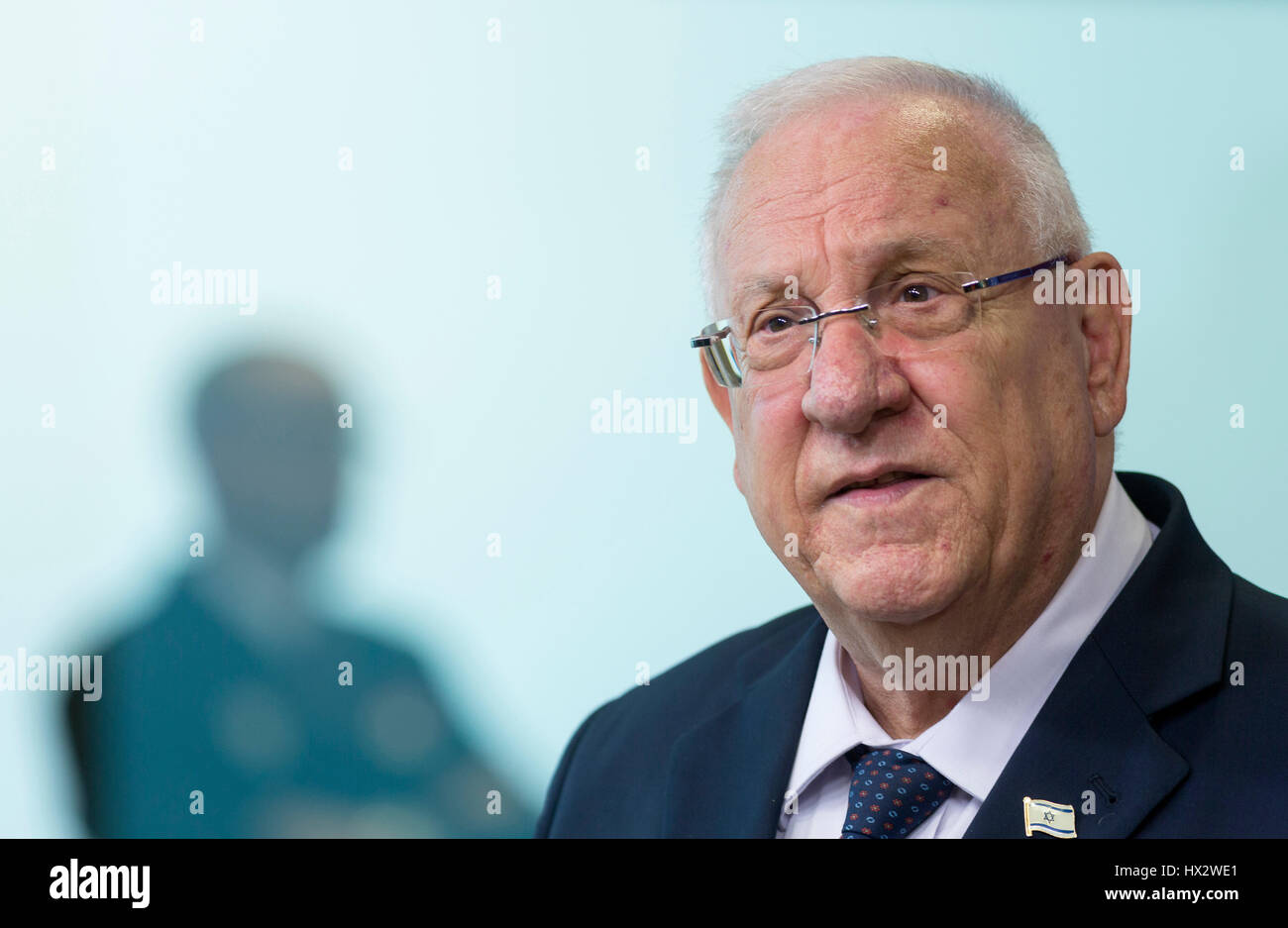 Belgien, Brüssel: Reuven Rivlin, Präsident von Israel (2016/06/23) Stockfoto