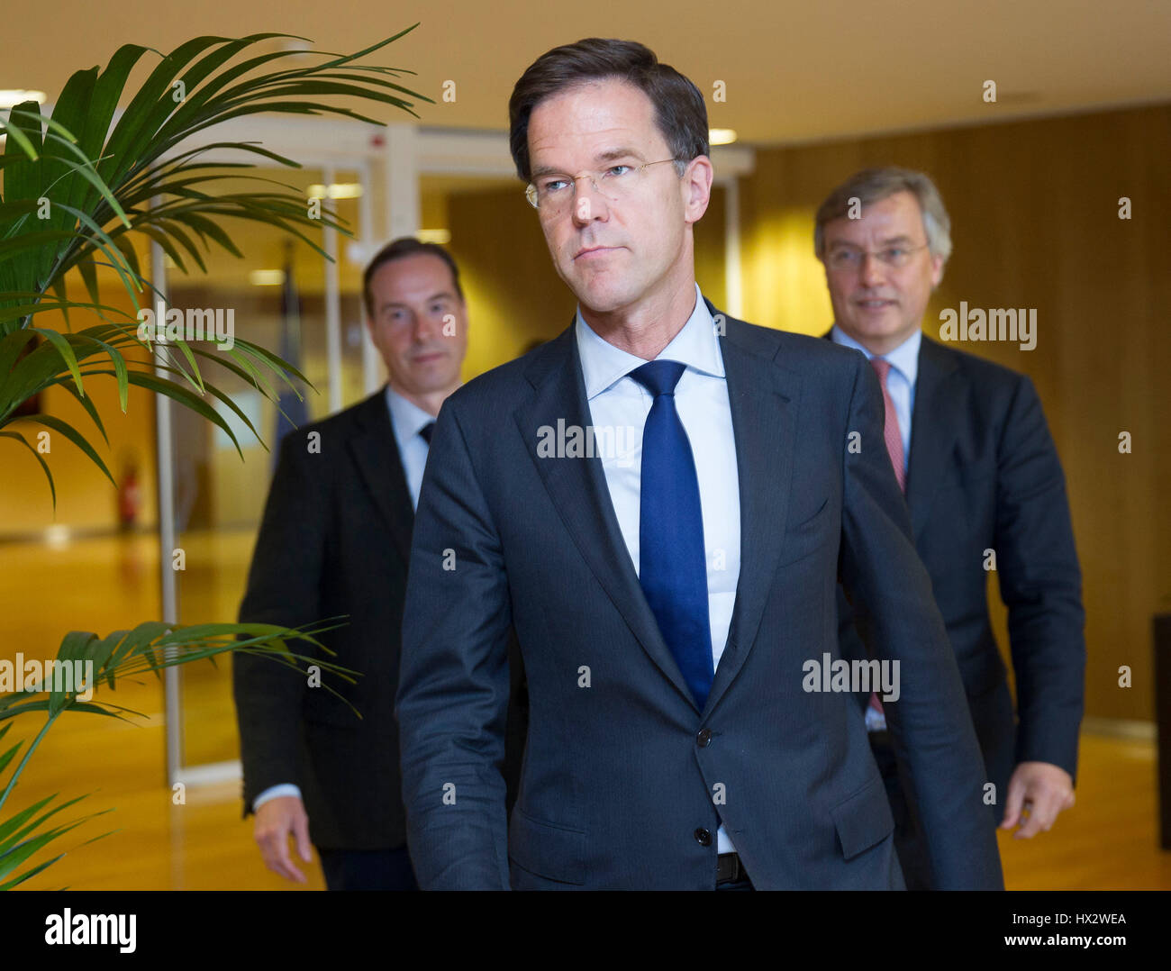 Belgien, Brüssel: Premierminister der Niederlande (2016/06/24) Stockfoto