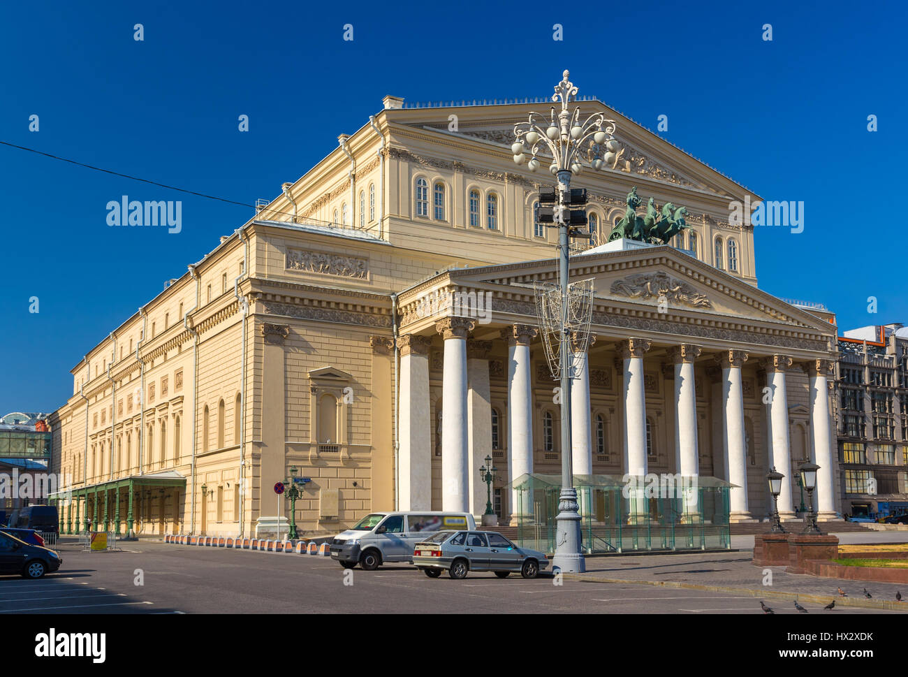 Das Bolschoi-Theater in Moskau, Russland Stockfoto