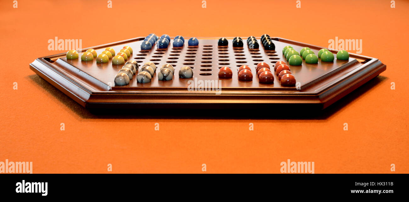 Chinese Checkers Stockfoto