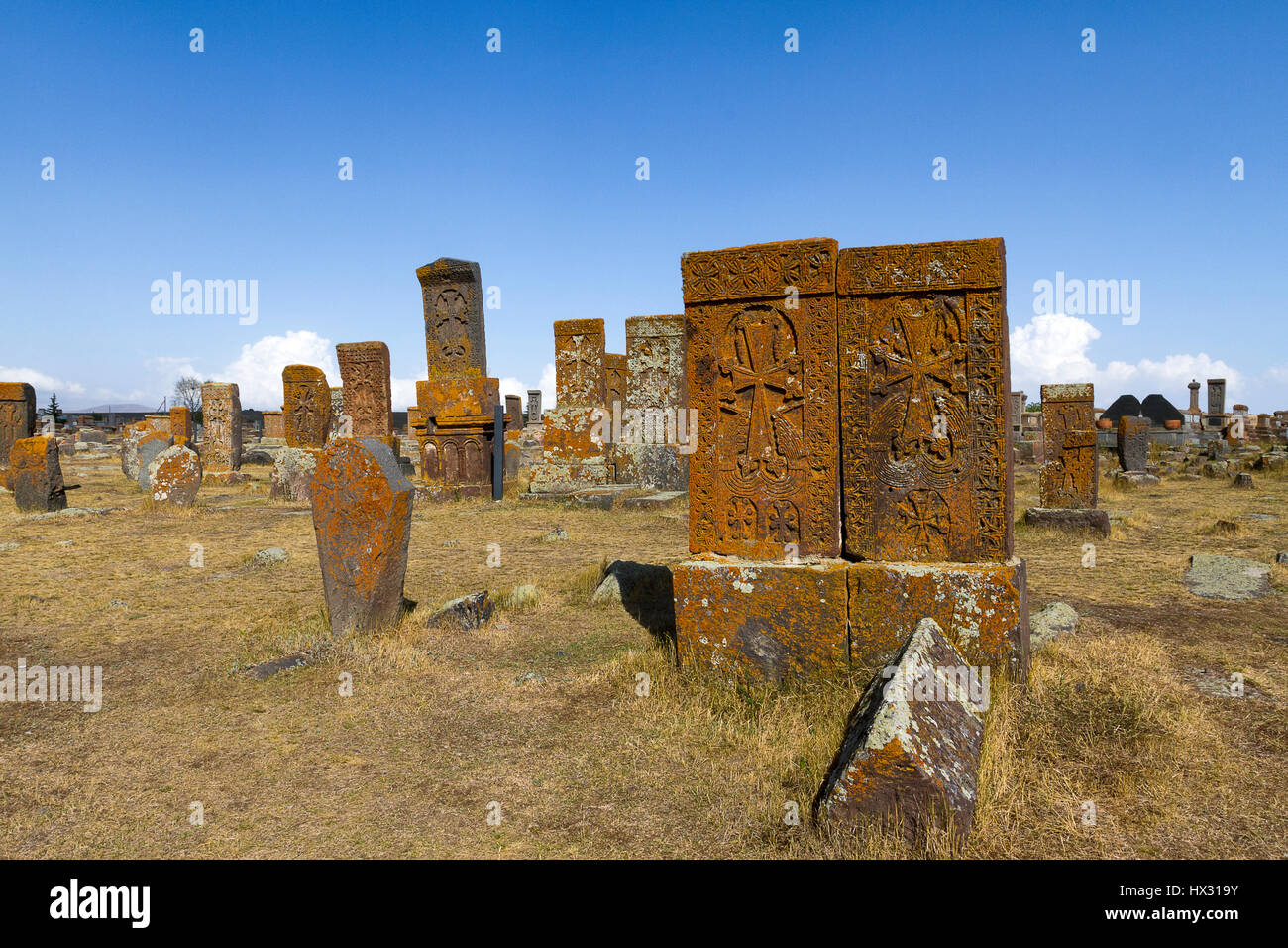 Alten Friedhof von Noratuz in Armenien Stockfoto