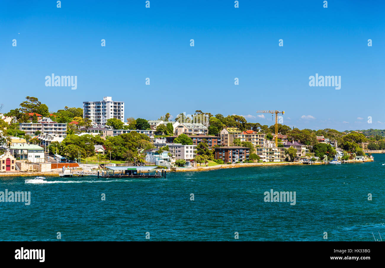Balmain East District of Sydney, Australien Stockfoto