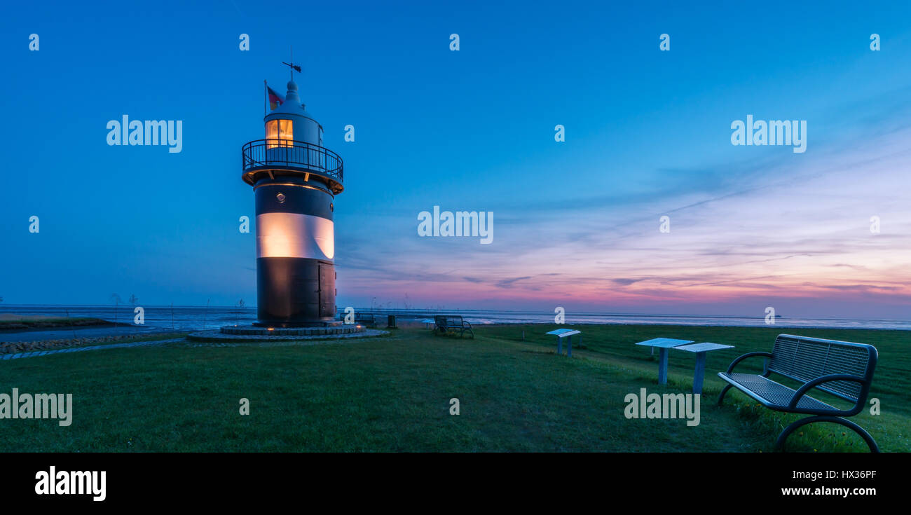 Leuchtturm Kleiner Preusse Stockfoto