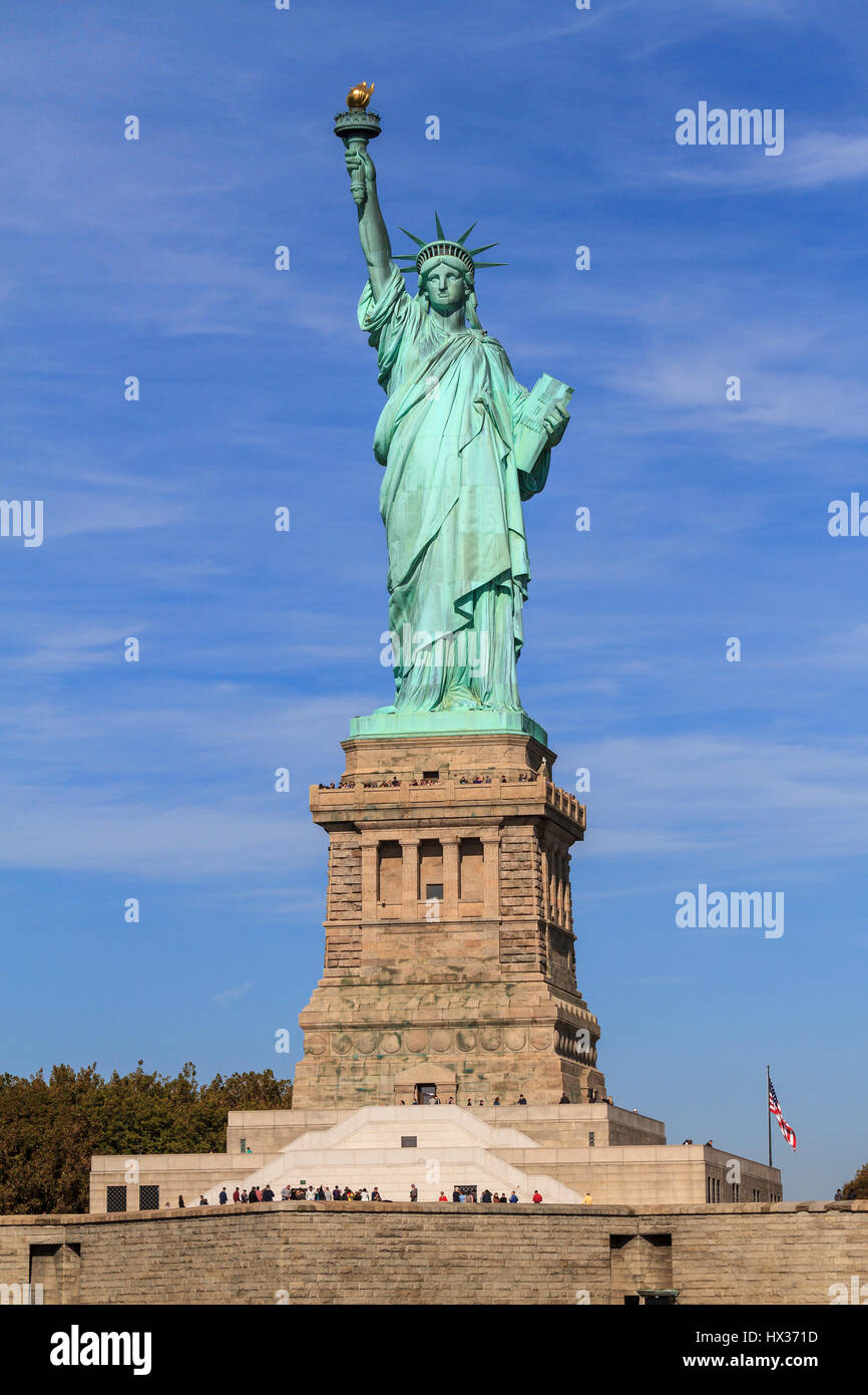 Statue of Liberty, Liberty Island, New York City, New York, USA Stockfoto