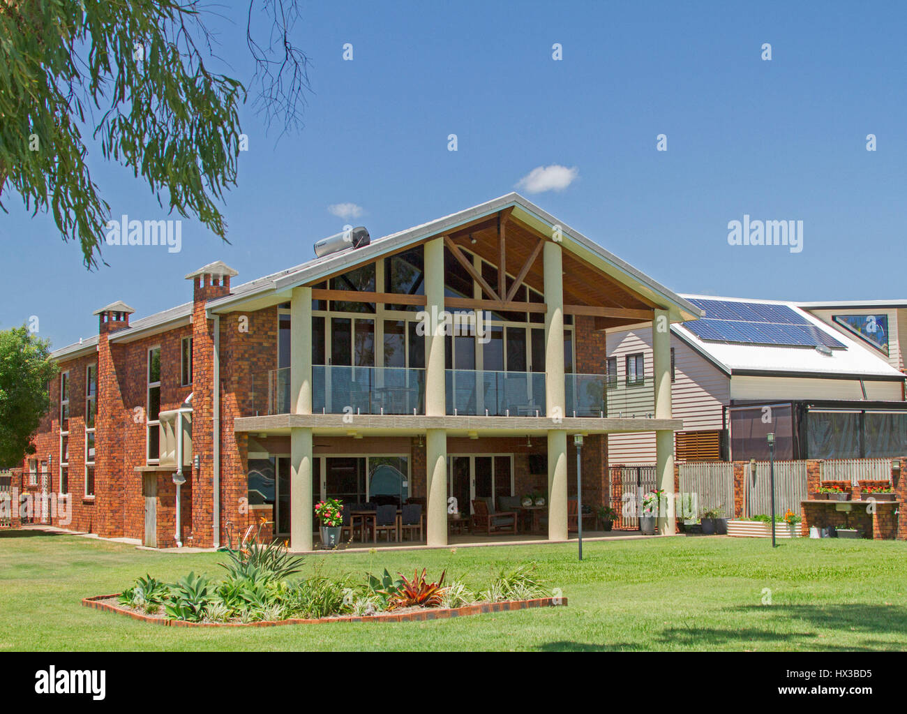 Waterfront House Burrum Köpfe Stockfoto