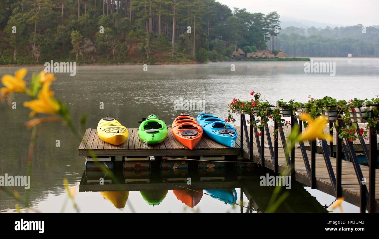 Binh ein Dorf Dalat Stockfoto