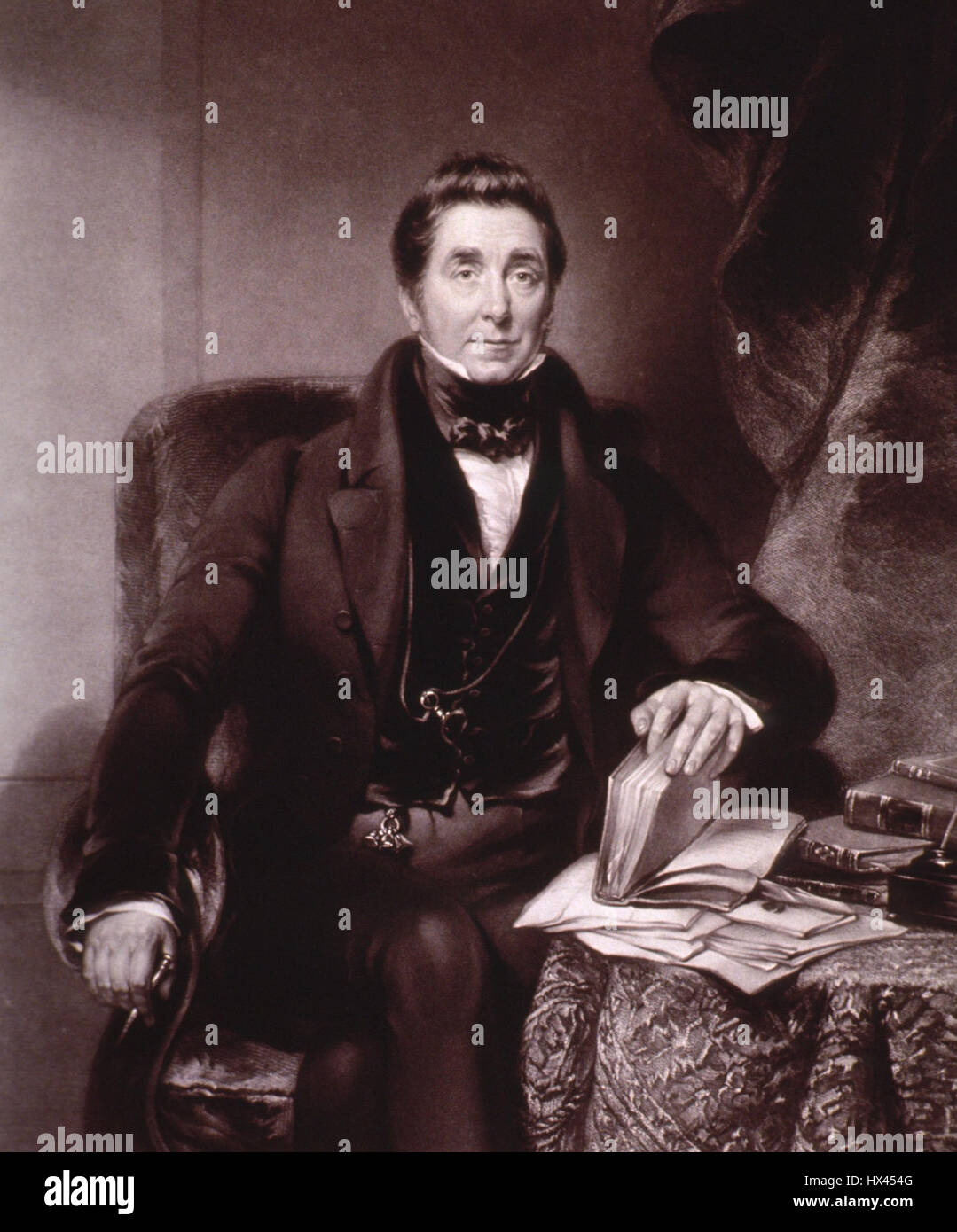 James Johnson 1777 1845 Stockfoto
