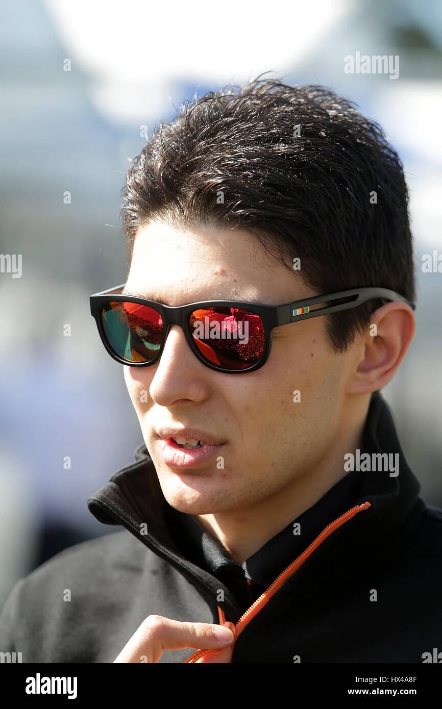 Formel 1 Rolex Australian Grand Prix, 23. -26.03.2017 Esteban Ocon (FRA #31), Sahara Force India Formel 1 Team-Foto: Cronos/Hasan Bratic Stockfoto