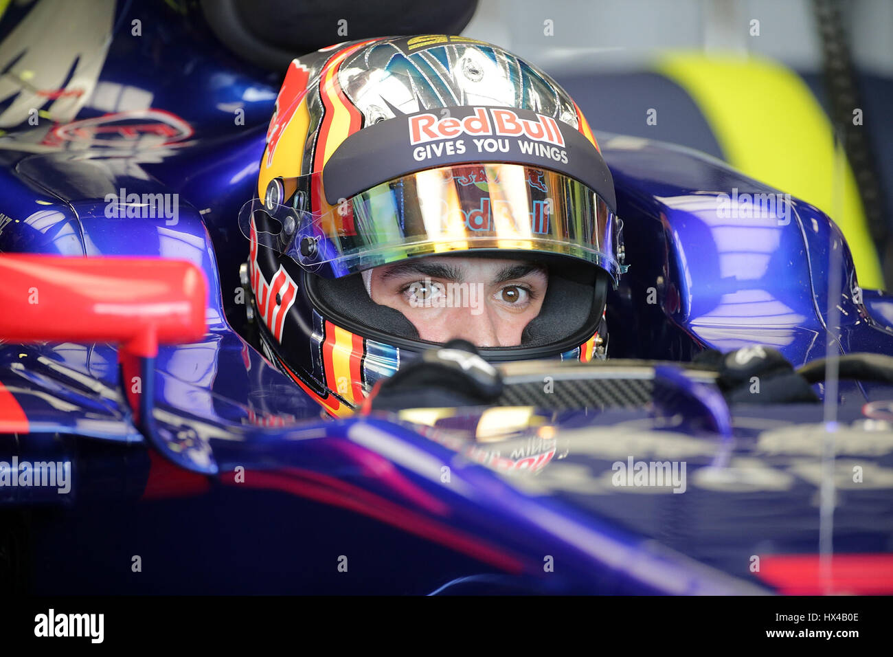 24.03.2017, Albert Park, Melbourne, Rolex australischen Grand Prix Formel 1, 23. -26.03.2017 Carlos Sainz Jr. (SPA #55), Scuderia Toro Rosso Foto: Cronos/Hasan Bratic Stockfoto