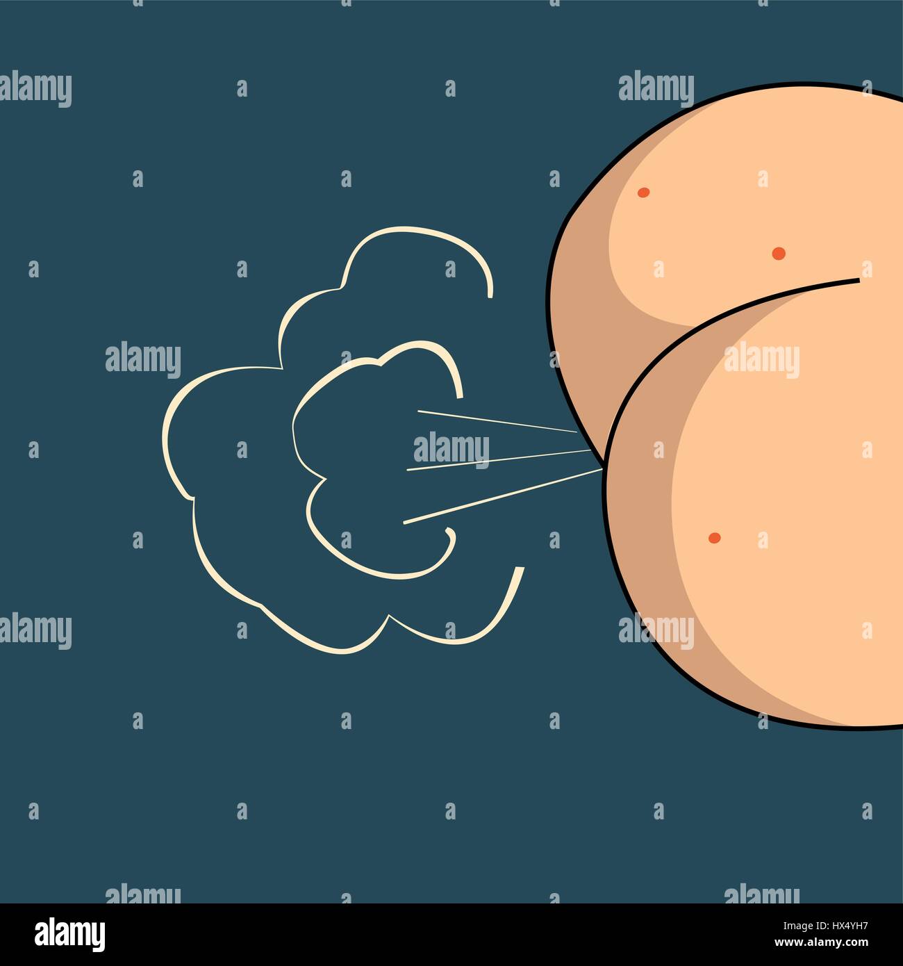 Vektor abstrakte Muster großer Arsch furzen eps Stock Vektor