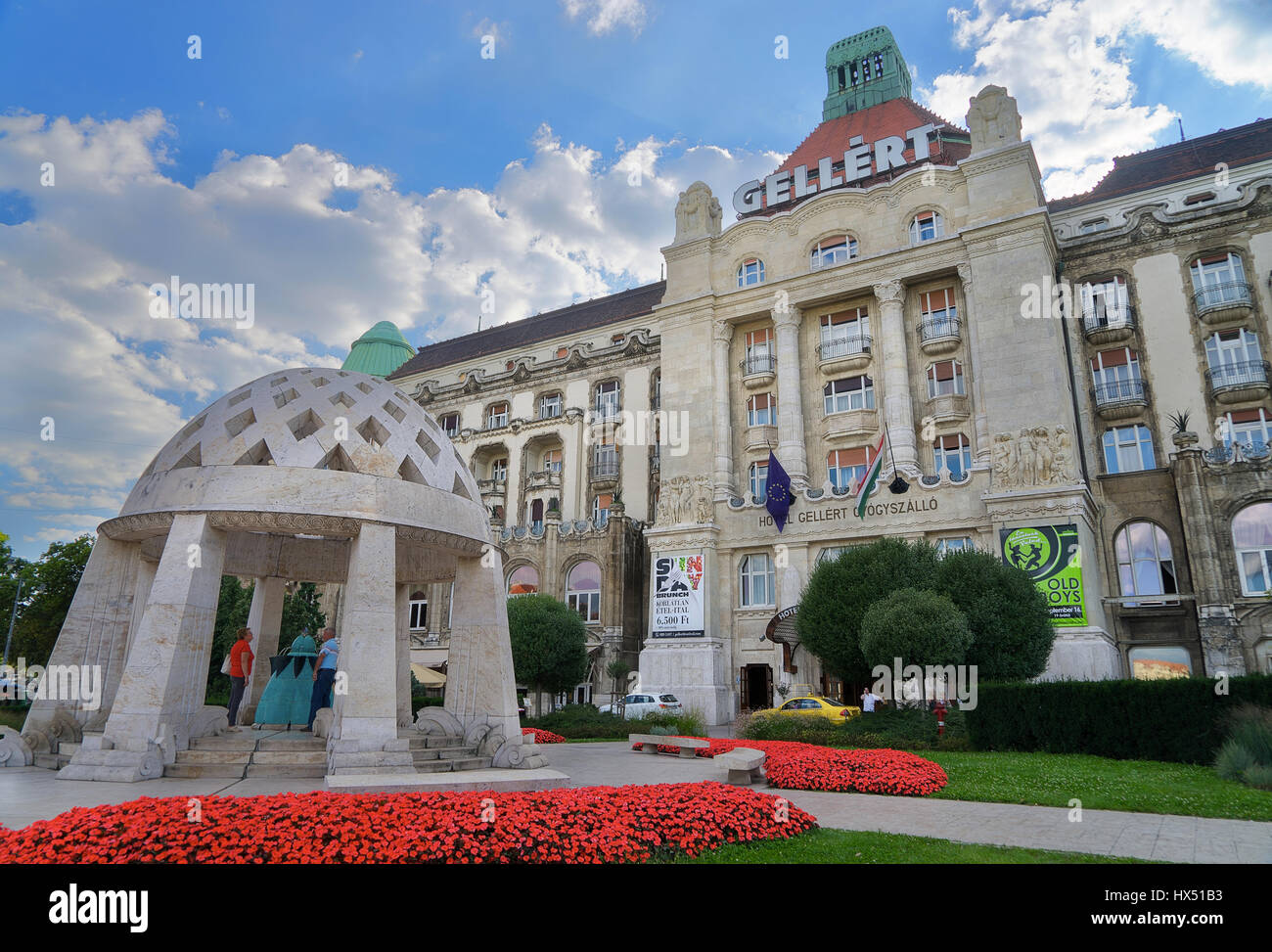 Historischen Gellert-Hotel in Budapest Ungarn Stockfoto