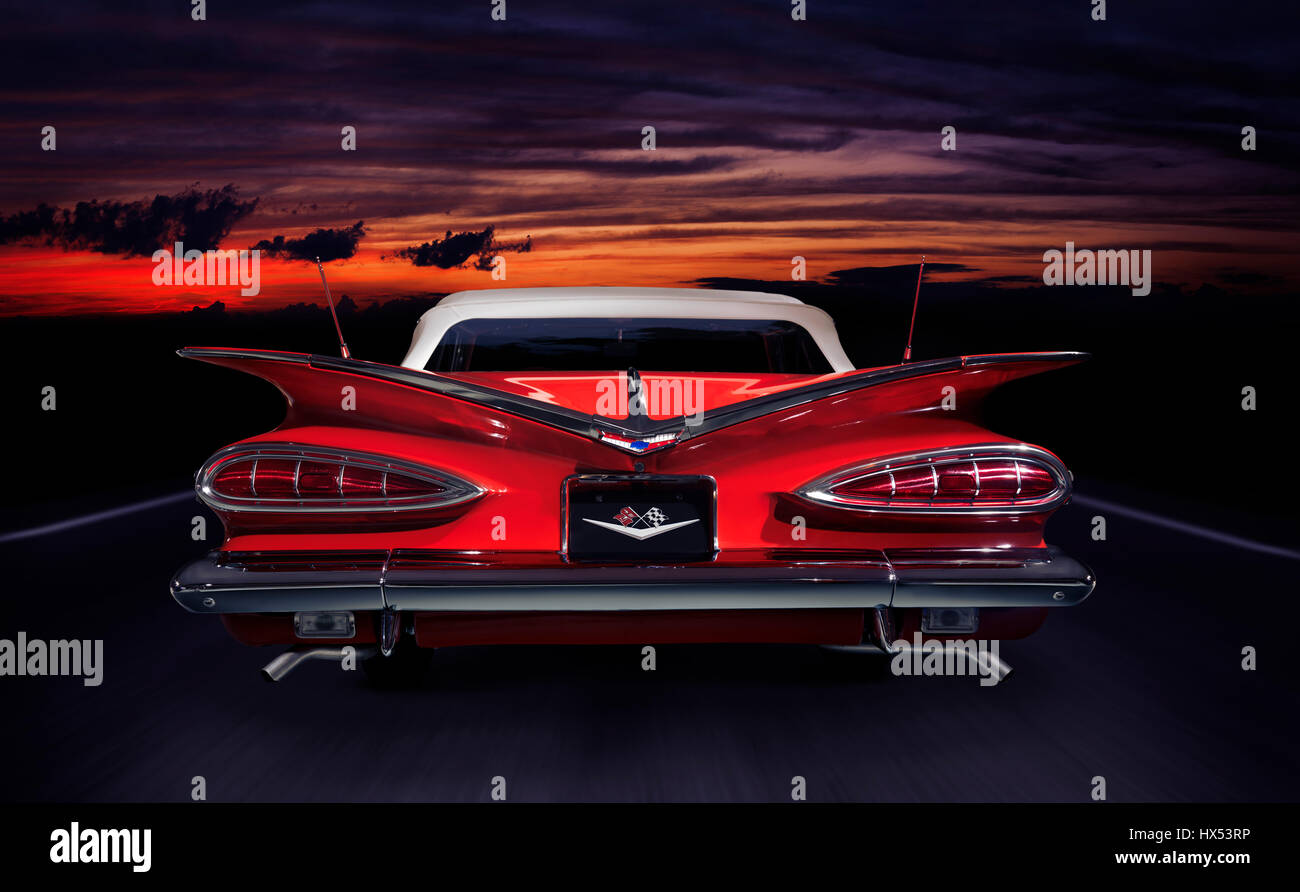 Chevrolet Impala 1959 Stockfotos Und Bilder Kaufen Alamy