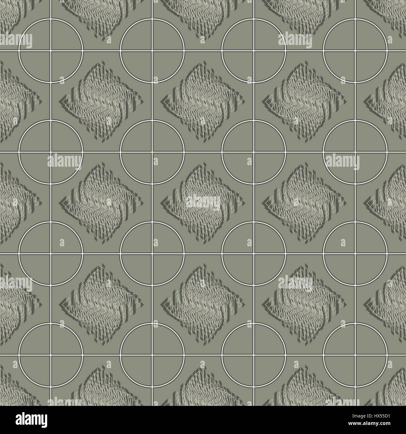Vektor-Muster Geometrien, deformierte Platz, Muster für Textilien, weiche graue Farbe Stock Vektor