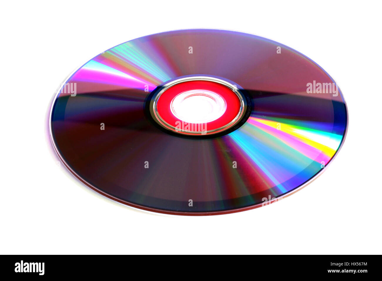 Compact-Disc CD (zurück) Stockfoto