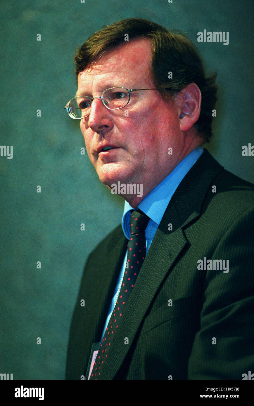 DAVID TRIMBLE MP ULSTER UNIONIST PARTY LEADER 17. Oktober 1999 Stockfoto