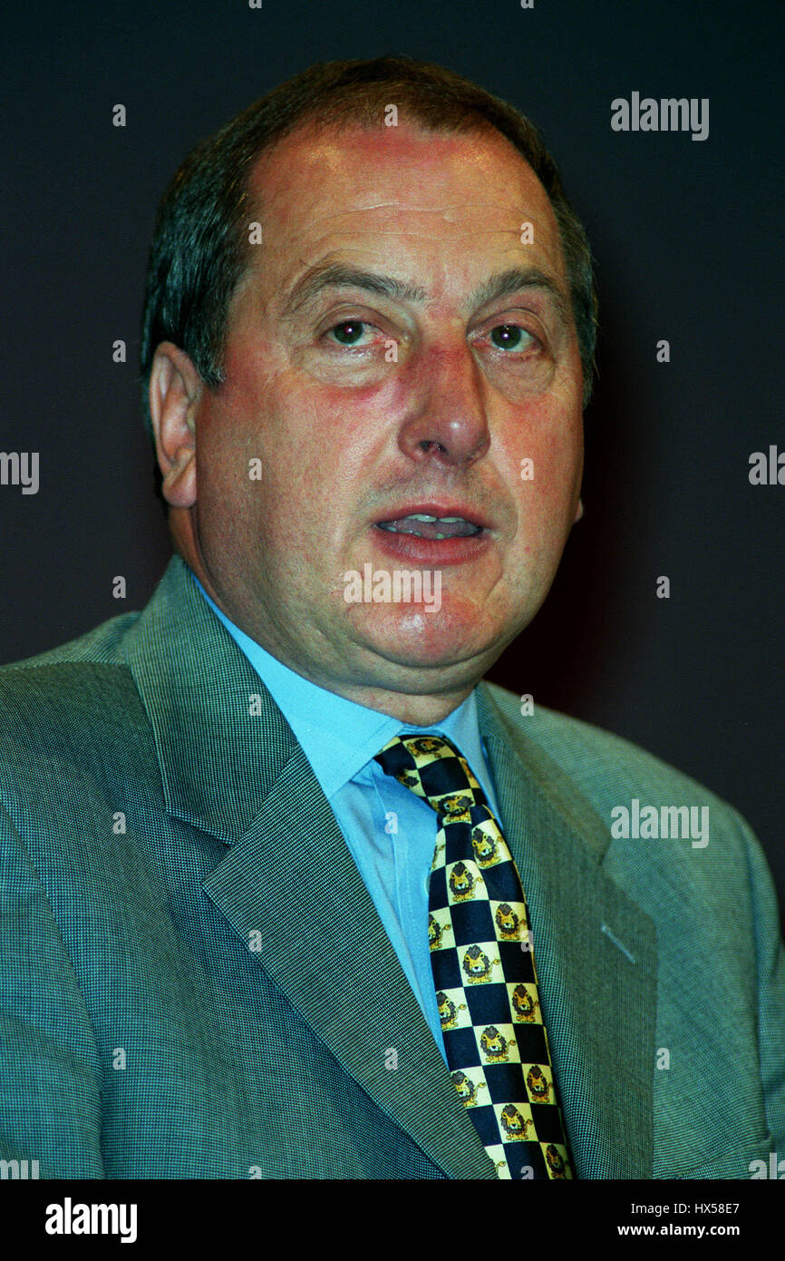 RON DAVIES MP Staatssekretär für WALES 12. Oktober 1998 Stockfoto