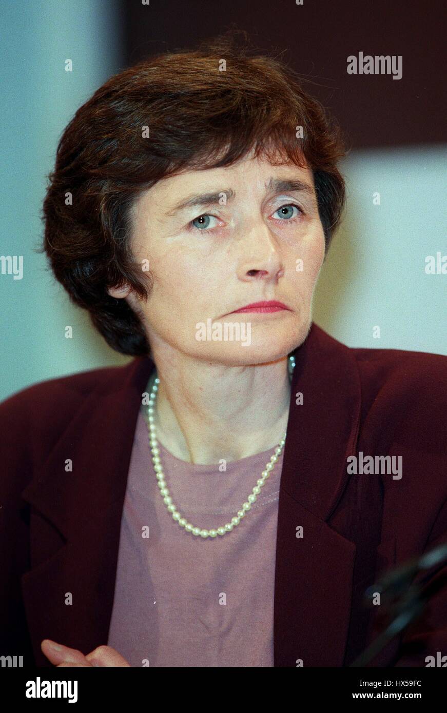 ESTELLE MORRIS MP BILDUNGSMINISTER 3. Mai 1997 Stockfoto