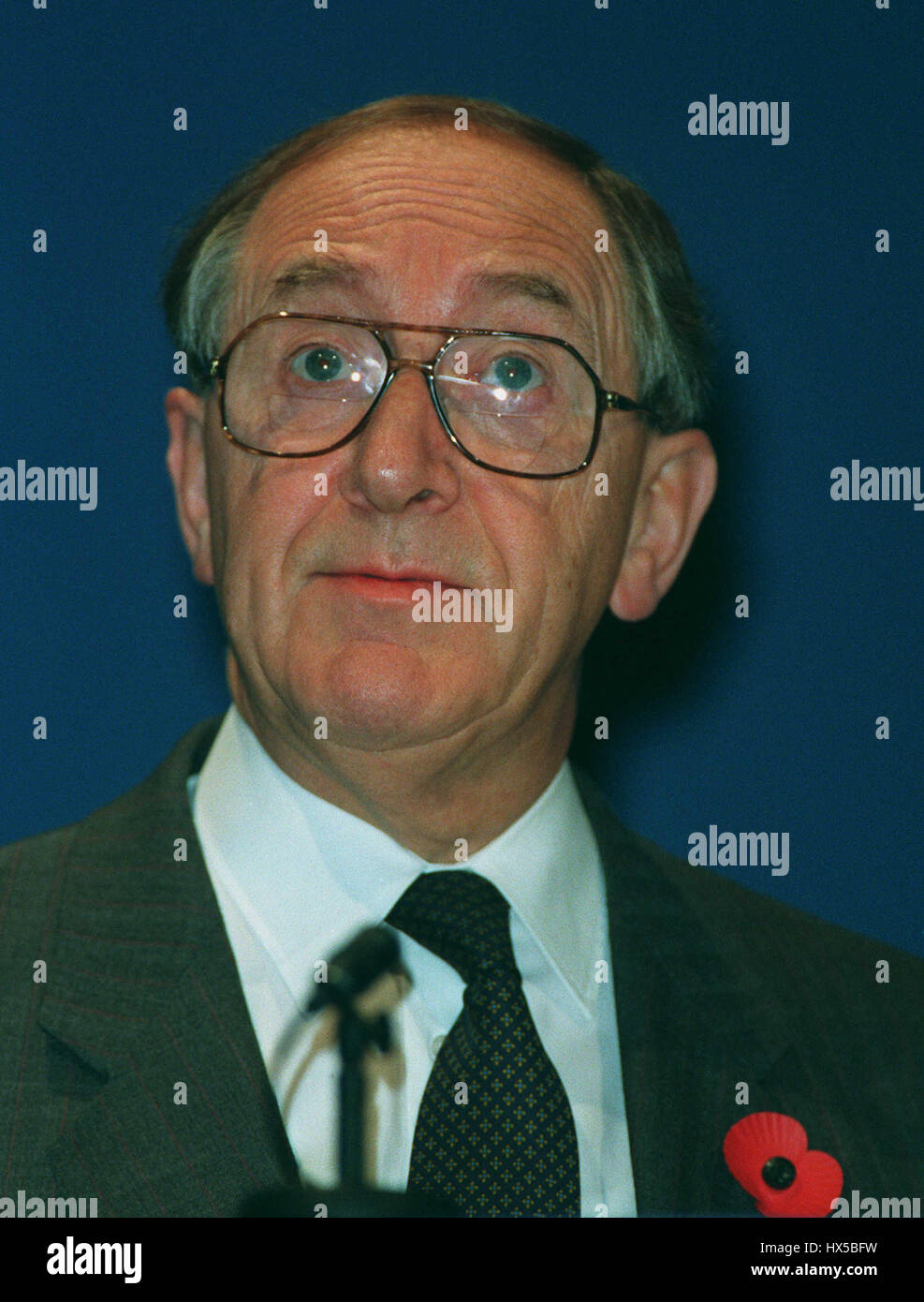 SIR BRYAN NICHOLSON CHRM. BUPA & Pres C.B.I. 16. November 1994 Stockfoto