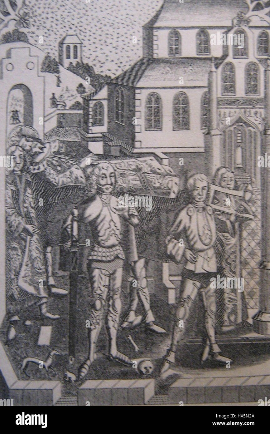 Sankterikstavla ist ein traditioneller skandinavischer Malstil, der oft historische Ereignisse, das tägliche Leben oder religiöse Themen darstellt. Dieses besondere Stück spiegelt das künstlerische Erbe der Region wider und verwendet lebendige Farben und symbolische Darstellungen. Stockfoto