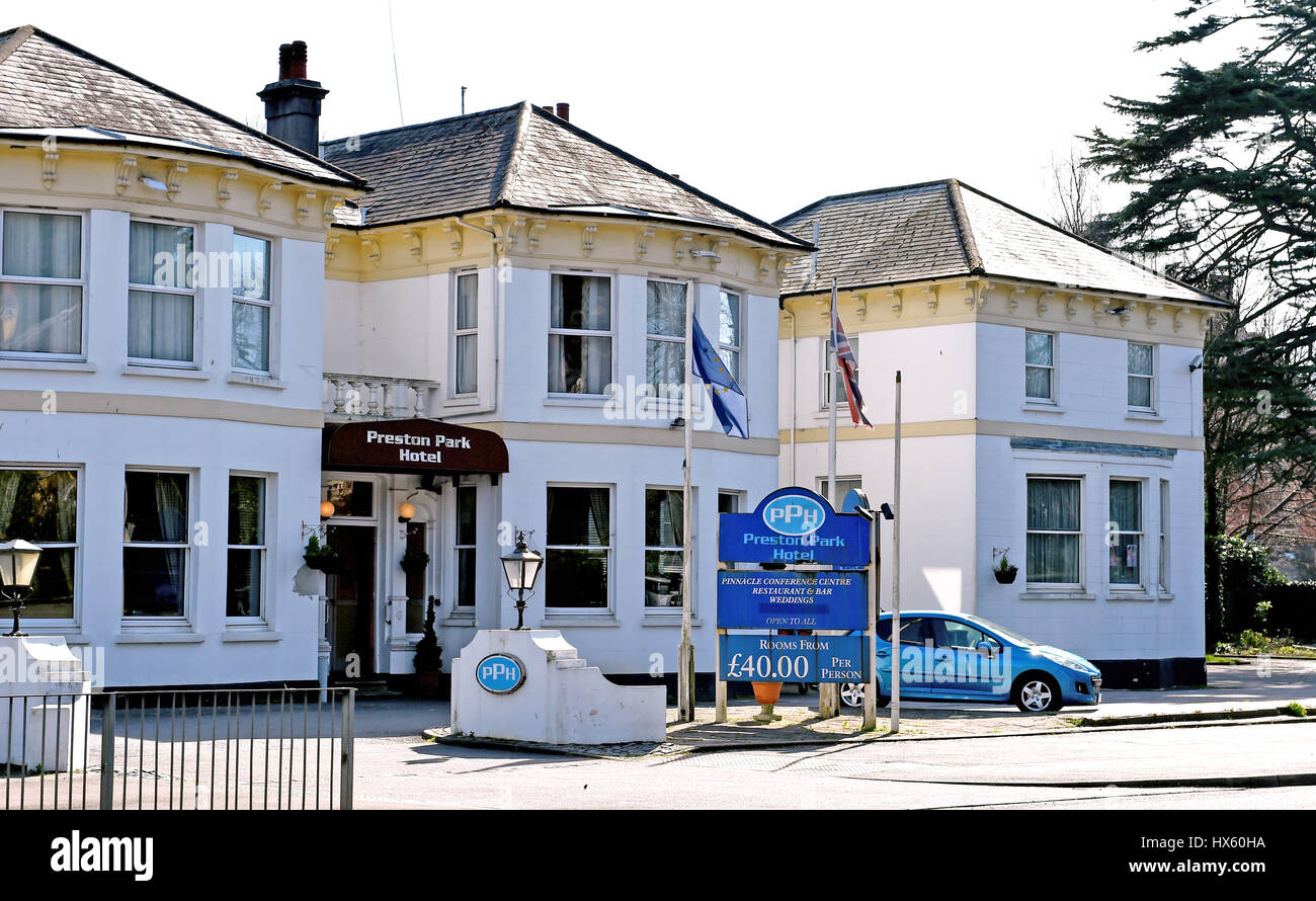 Brighton UK 25. März 2017 - The Preston Park Hotel London unterwegs in Brighton, wo 52 jähriger Khalid Masood blieb vor Durchführung seiner terroristischen Anschlag in Westminster am 22. März Stockfoto