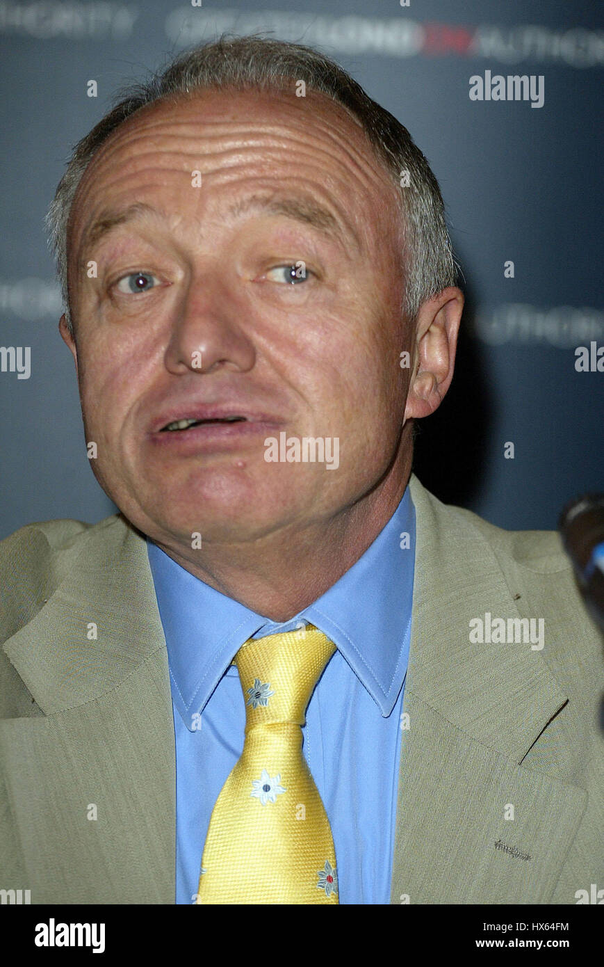 KEN LIVINGSTONE, Bürgermeister von LONDON 24. September 2003 BRIGHTON ENGLAND Stockfoto