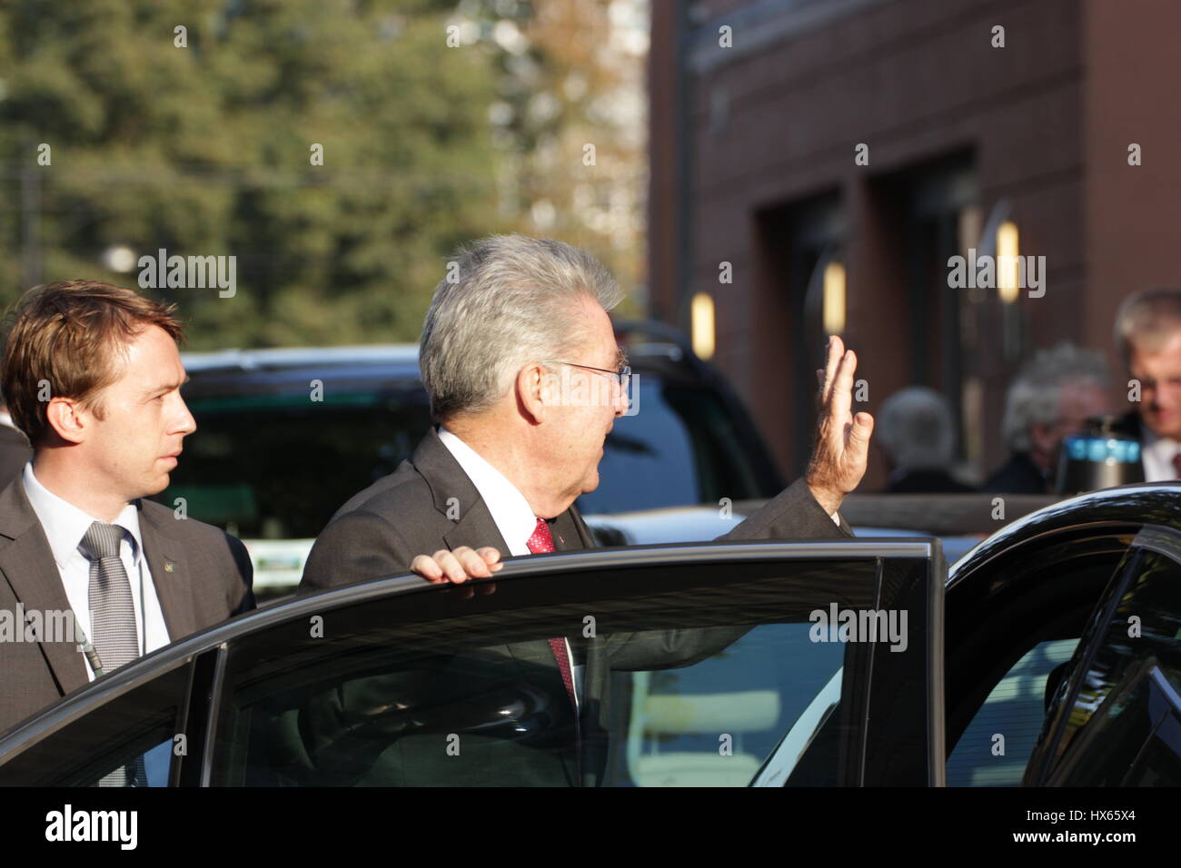 Rostock, Deutschland, 18. September 2014: 11. Sitzung der Deutsch sprechenden Staats-. Stockfoto