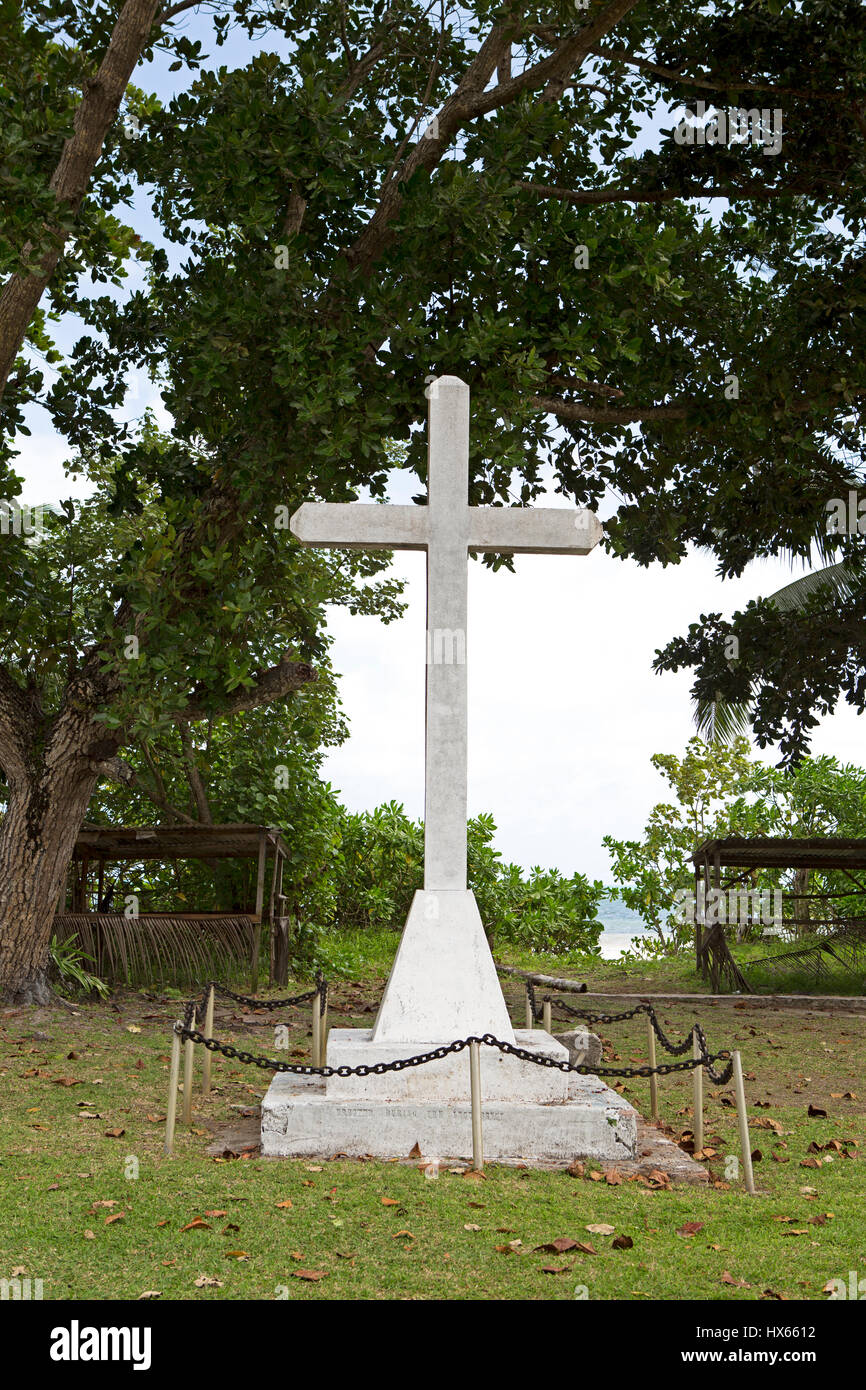 Kruzifix, Insel Praslin, Seychellen Stockfoto