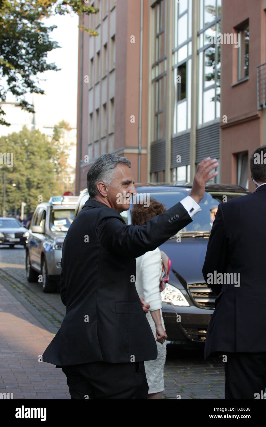 Rostock, Deutschland, 18. September 2014: 11. Sitzung der Deutsch sprechenden Staats-. Stockfoto