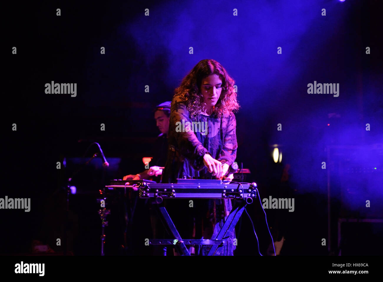 BARCELONA - 25 OCT: Kaiserin des (Band) in Konzert im Primavera Club Festival 2015 am 25. Oktober 2015 in Barcelona, Spanien. Stockfoto