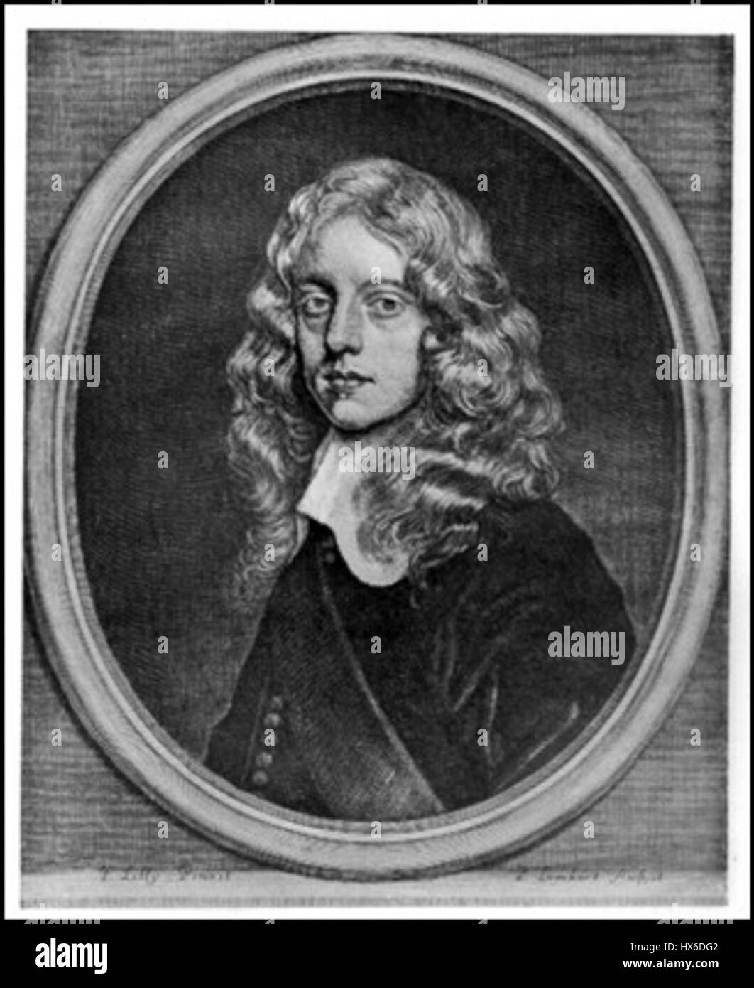 Samuel Morland war ein englischer Mathematiker und Erfinder des 17. Jahrhunderts, der vor allem für seine Arbeiten in Hydraulik, Optik und die Entwicklung der ersten Rechenmaschine bekannt war. Seine Beiträge bildeten die Grundlage für Fortschritte in Ingenieurwesen und Wissenschaft. Stockfoto