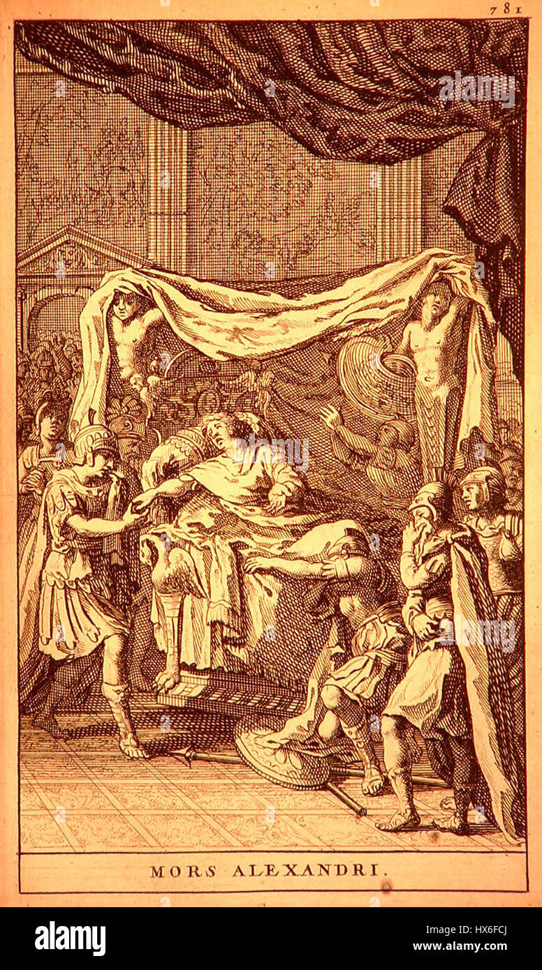 Death of alexander Fotos und Bildmaterial in hoher Auflösung Alamy
