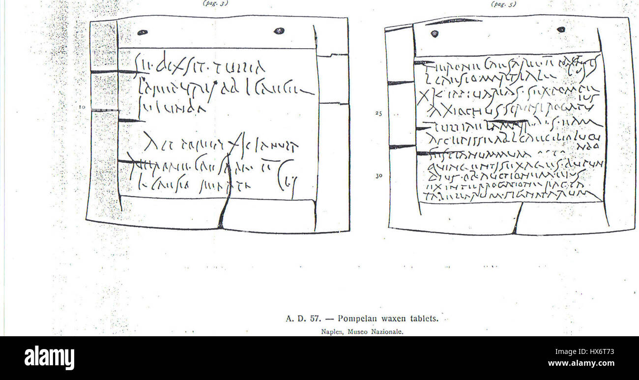 Der Titel bezieht sich auf eine historische wissenschaftliche Arbeit oder Entdeckung in Tschechien, wahrscheinlich im Zusammenhang mit frühen Experimenten mit Wachstabletten oder frühen Formen der Aufzeichnung von Informationen. Der Kontext deutet darauf hin, dass sie Teil des frühen technologischen und wissenschaftlichen Fortschritts ist. Stockfoto