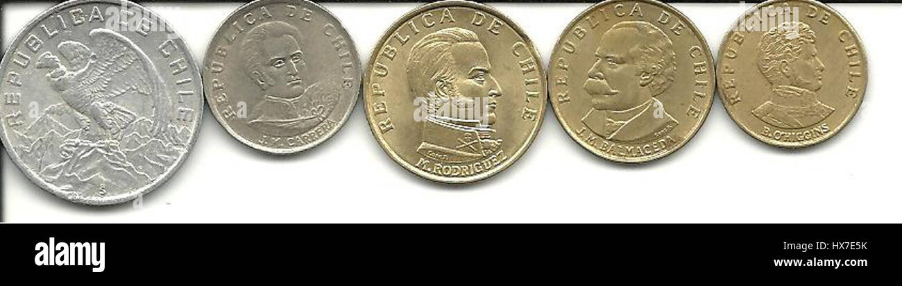 Dieser Verweis verweist wahrscheinlich auf eine historische Sammlung von Münzen aus den Jahren 1971-1974, die verschiedene Designs, Stiche und Währungstypen aufweist, die wirtschaftliche und kulturelle Veränderungen während dieser Zeit widerspiegeln. Stockfoto