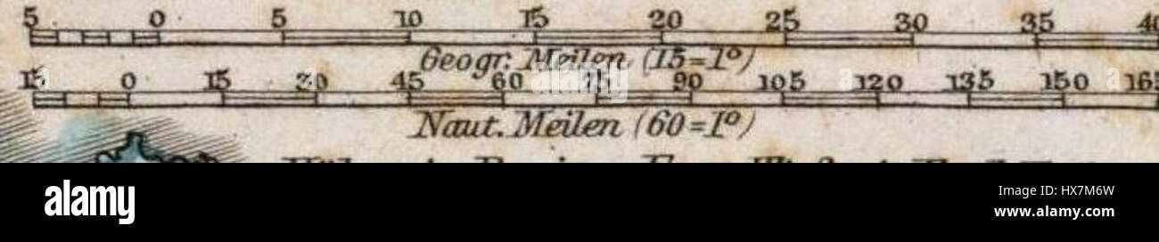 Eine detaillierte Karte von Adolf Stieler aus dem Jahr 1875 mit dem Titel „das Mittelländische Meer und Nord Afrika“, die das Mittelmeer und Nordafrika mit einer Präzision darstellt, die für die Kartographie des 19. Jahrhunderts charakteristisch ist. Stockfoto