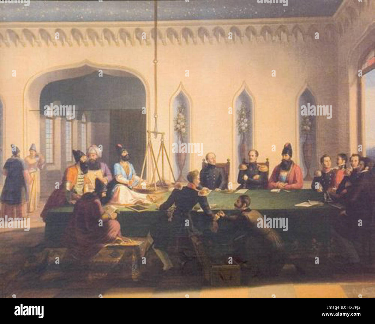 Der Titel scheint verschlüsselt zu sein, und ohne Übersetzung scheint er sich auf ein historisches Kunstwerk zu beziehen. Für eine vollständige Beschreibung wäre ein weiterer Kontext erforderlich. Stockfoto