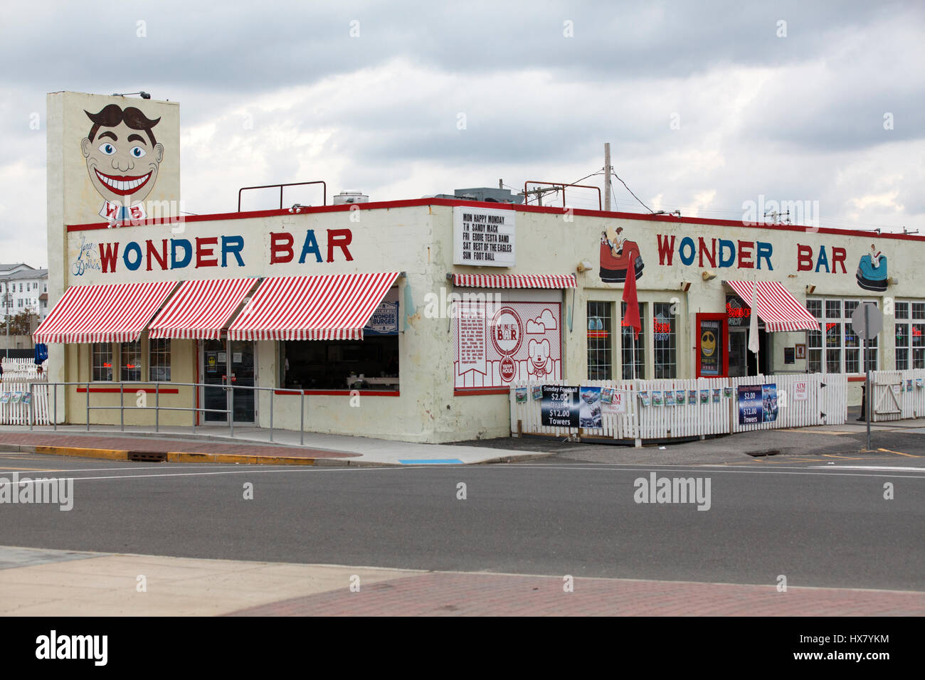Ein Bild von der berühmten Wunder Bar in Aspen Park, New Jersey, USA Stockfoto