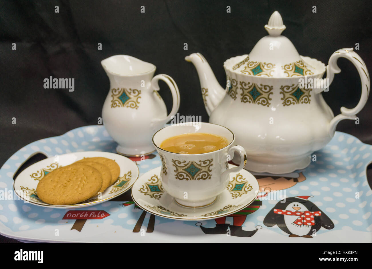 China-Tee-set Stockfoto