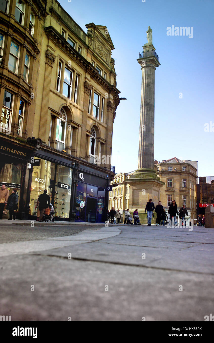 Greys Monument, Newcastle-upon-Tyne, Tyne and Wear Stockfoto