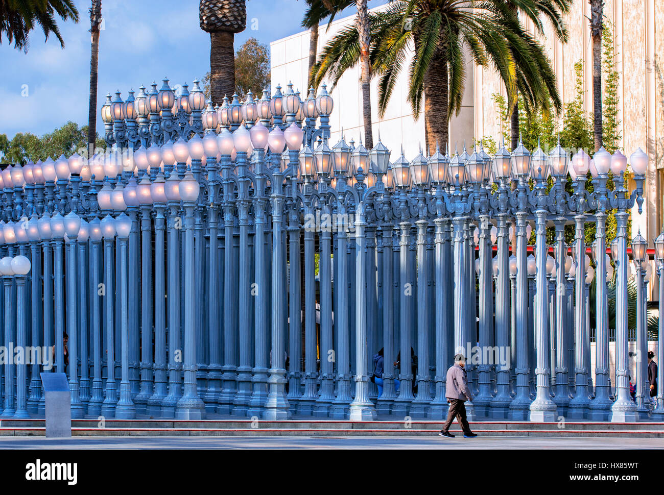 Moderne Kunst in Los Angeles museum Stockfoto