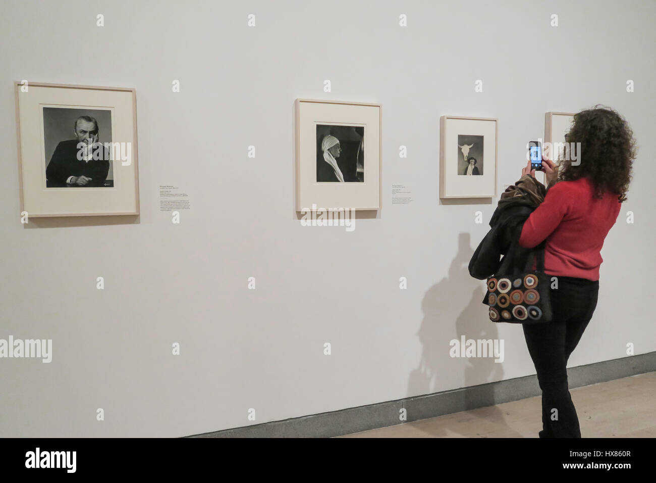 "Georgia O'Keeffe: Living Modern" Ausstellung im Brooklyn Museum, New York City, USA Stockfoto