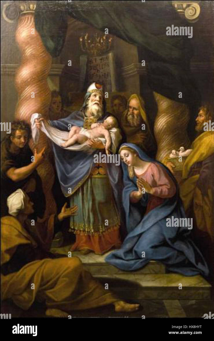 Louis de Boullogne La PrC3A9sentation de JC3A9sus au Tempel