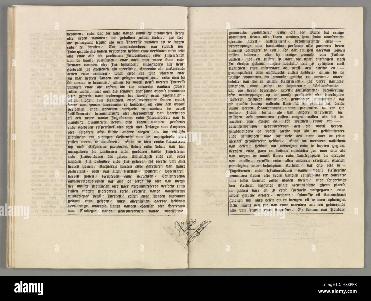 NL-HaNA 1.01.19 2623 048 Unie van Utrecht Stockfoto