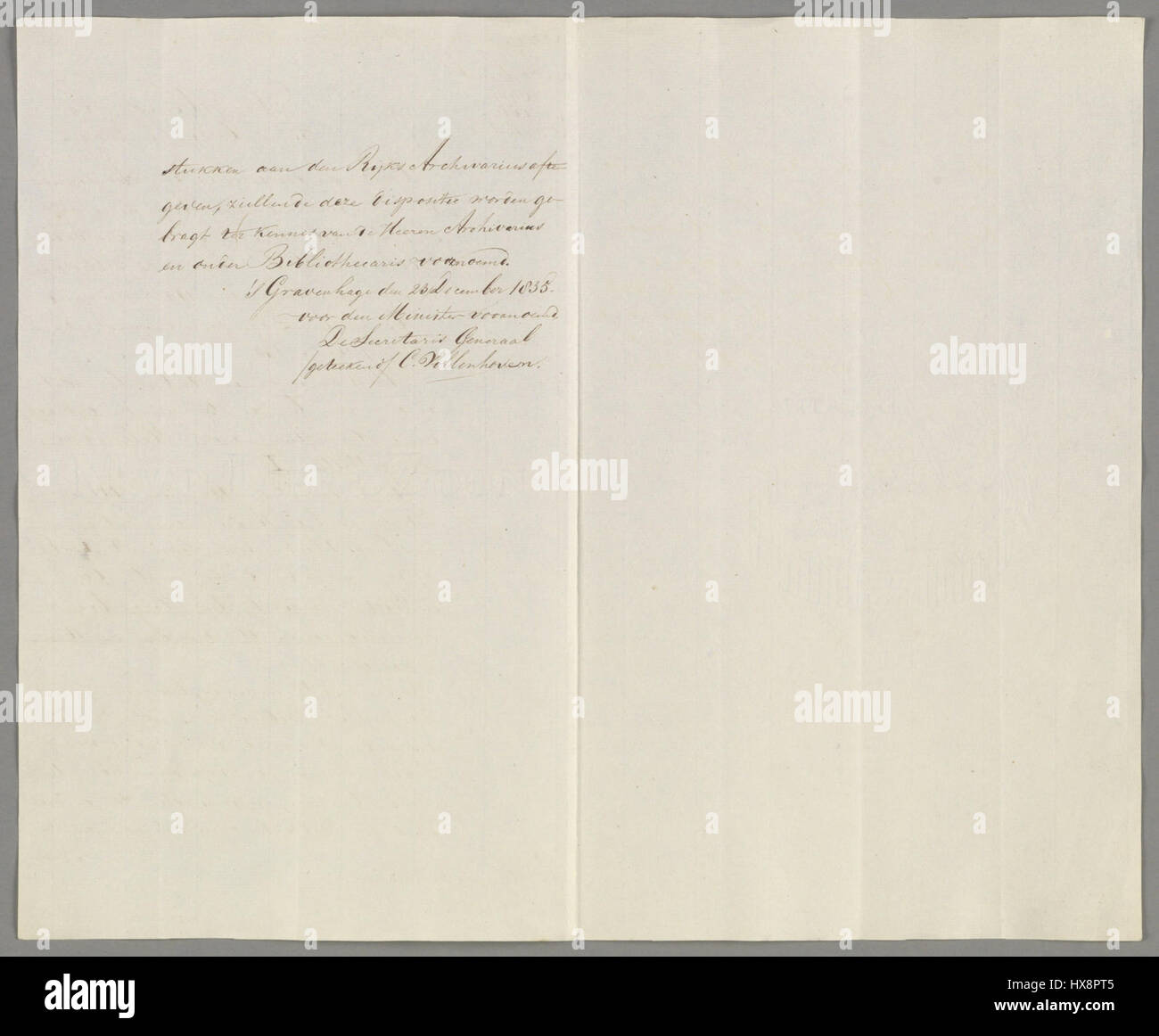 "Unie van Utrecht" bezieht sich auf die historische Union von Utrecht, einen 1579 unterzeichneten vertrag zur Unabhängigkeit der nördlichen Niederlande von der spanischen Herrschaft. Dieses Dokument ist ein Schlüsselstück der niederländischen Geschichte und symbolisiert die Geburt der niederländischen Republik. Stockfoto