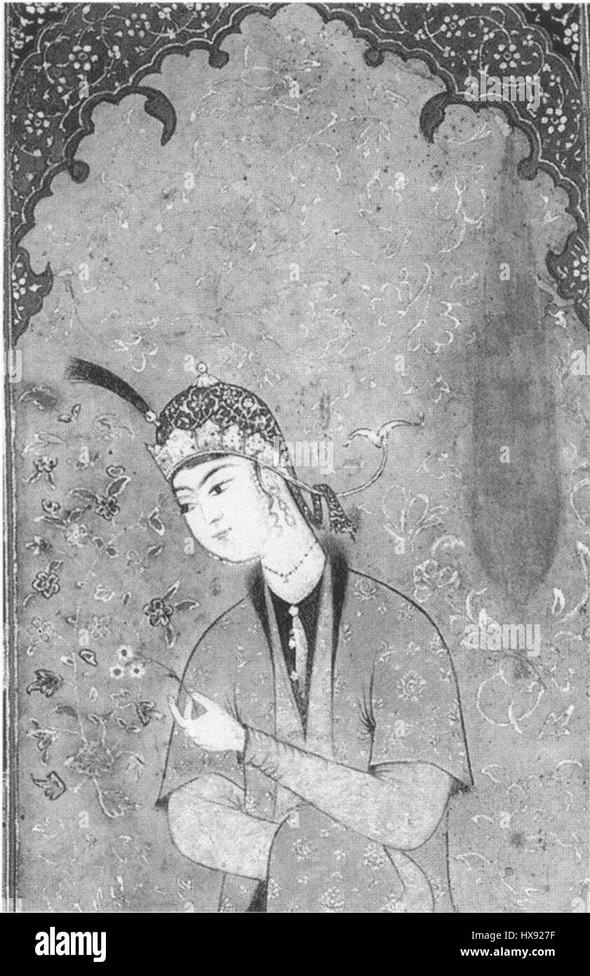 Die „sitzende Prinzessin“, gelistet als Art and History Trust No.92, ist eine Skulptur oder ein Kunstwerk mit einer Figur in königlicher Kleidung, die Macht und Anmut symbolisiert. Das Werk stellt wahrscheinlich eine Herrscherin oder Adlige dar, wobei der Schwerpunkt auf Haltung und zeremonieller Kleidung liegt, die typisch für königliche Figuren sind. Stockfoto